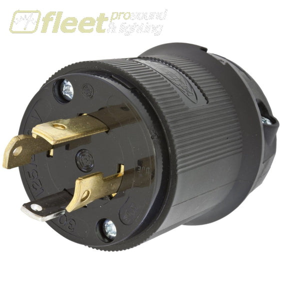 Hubbell HBL2711BK Male 30 Amp/ 200V Twist Connector CONNECTORS