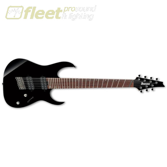 Ibanez Rgms7-Bk Rg Series Multi-Scale 7-String Electric Guitar (Black) 7 & 8 String Guitars