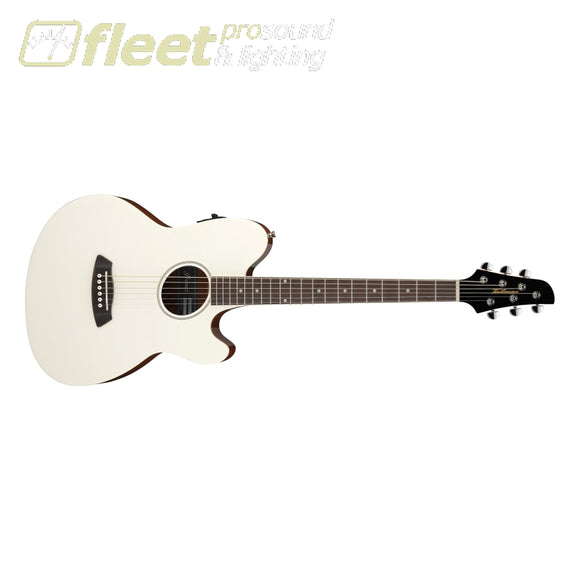 Ibanez TCY10EIVH Acoustic Guitar w/ Electronics - Ivory 6 STRING ACOUSTIC WITH ELECTRONICS