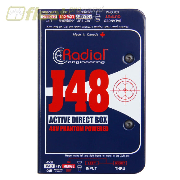 Radial J48 Active Direct Box DI BOXES