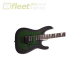 Jackson JS Series Dinky Arch Top JS32Q DKA Amaranth Fingerboard Guitar - Transparent Green Burst (2918804587) LOCKING TREMELO GUITARS
