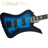 Jackson JS Series Kelly Bird JS3Q Amaranth Fingerboard 4 String Bass - Transparent Blue Burst (2919093585) 4 STRING BASSES