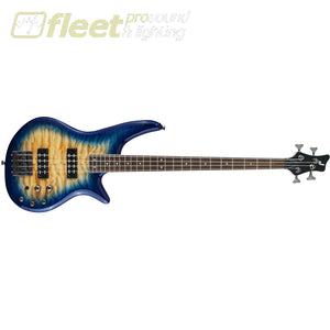 Jackson JS Series Spectra Bass JS3Q Laurel Fingerboard - Amber Blue Burst (2919007558) 4 STRING BASSES