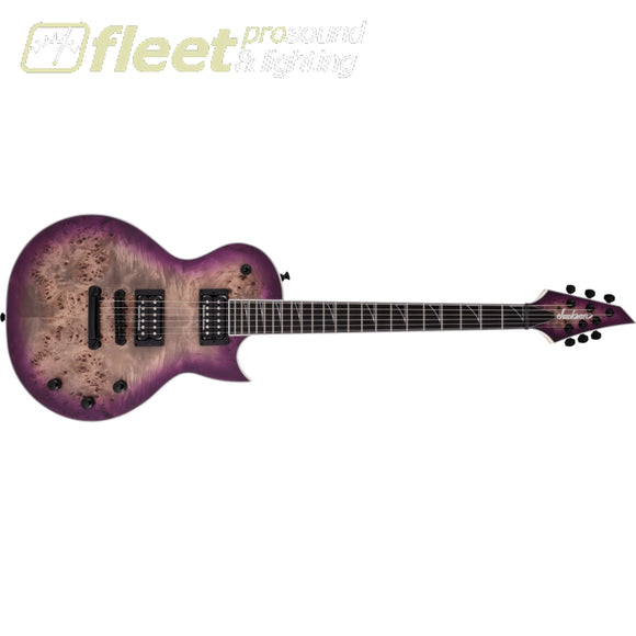 Jackson Pro Series Monarkh SCP Ebony Fingerboard Guitar - Transparent Purple Burst (2916900592) SOLID BODY GUITARS