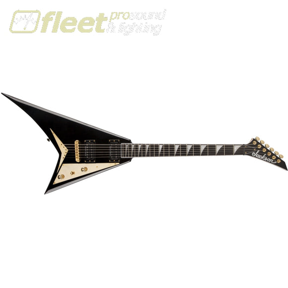 Jackson Pro Series Rhoads RRT-5 Ebony Fingerboard Guitar - Gloss Black (2914331503) SOLID BODY GUITARS