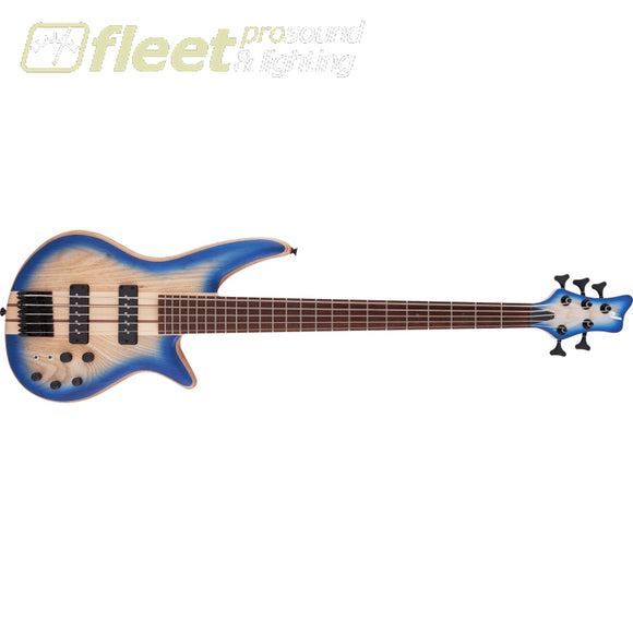 Jackson Pro Series Spectra Bass SBA V Caramelized Jatoba Fingerboard - Blue Burst (2919934586) 5 STRING BASSES