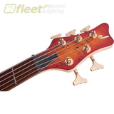 Jackson Pro Series Spectra Bass SBP V Caramelized Jatoba Fingerboard - Transparent Cherry Burst (2919934515) 5 STRING BASSES