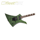 Jackson X Series Kelly KEXQ Laurel Fingerboard Guitar - Transparent Green (2919904587) 7 & 8 STRING GUITARS