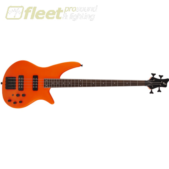 Jackson X Series Spectra Bass SBX IV Laurel Fingerboard Bass - Neon Orange (2919904580) 4 STRING BASSES