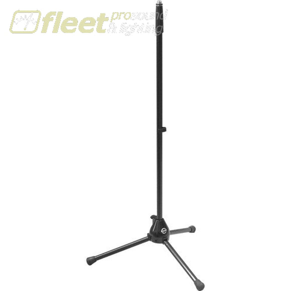 K&M 201/2 Black Telescoping Microphone Stand Black MIC STANDS
