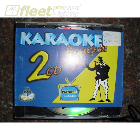 Karaoke Francais Volume 1 & 2 16 Songs Coff-2 Karaoke Discs