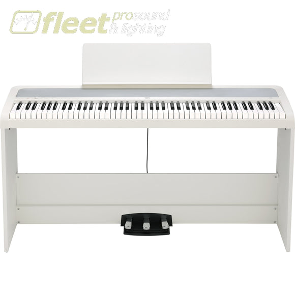 Korg B2SP-WH B2 Piano w/ Stand and 3 Pedals - White DIGITAL PIANOS