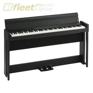 Korg C1Airbk 88-Key Rh3 Concert Piano With Bluetooth Audio Playing Bench Included Digital Pianos