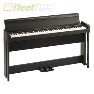Korg C1Airbr 88-Key Rh3 Concert Piano With Bluetooth Audio Playing Bench Included Digital Pianos