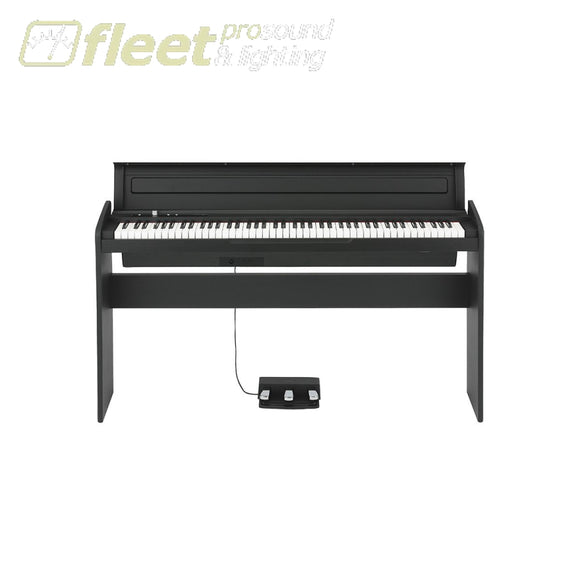 Korg Lp180-Bk 88-Key Nh Action Digital Piano 120 Poly 3 Pedals Black Cabinet Digital Pianos