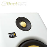 KRK RP8-G4/WN Active Studio Monitor w/ 8 Woofer & Kevlar Tweeter - White Noise Edition POWERED STUDIO MONITORS - FULL RANGE