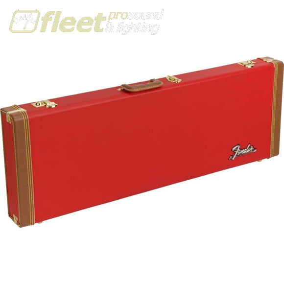 Fender Classic Series Wood Case for Strat/Tele - Fiesta Red - 0996106340 GUITAR CASES