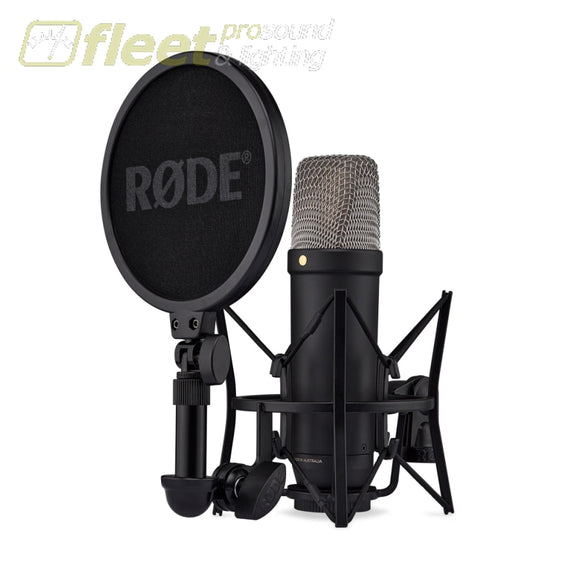 Rode NT1 5th Generation Large-Diaphragm Cardioid Condenser XLR/USB Microphone (Black) LARGE DIAPHRAGM MICS