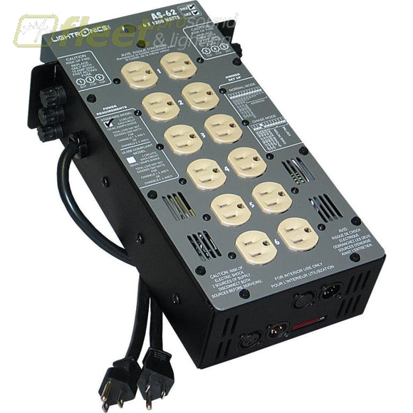 Lightronics As-62 Dimmer Pack ***price Listed Is For One Day Rental. Rental Light Dimmers