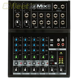 Mackie Mix8 Compact Mixer 8Ch Mixers Under 24 Channel