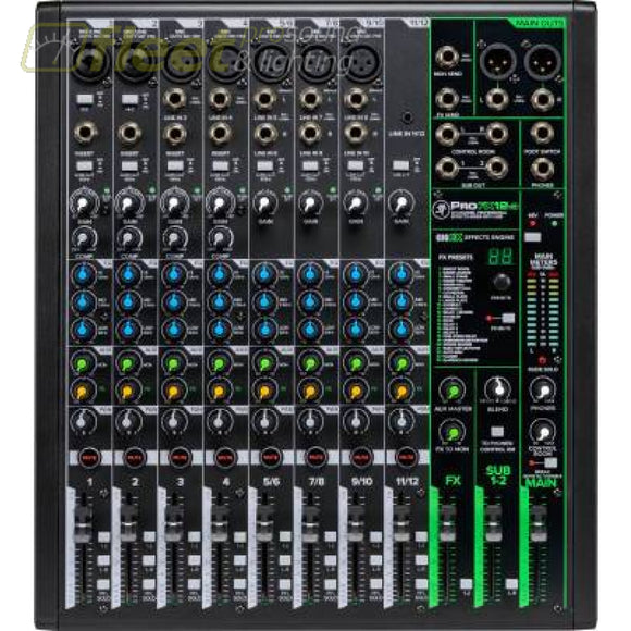 Mackie ProFX12v3 12-Channel Professional Effects Mixer with USB MIXERS UNDER 24 CHANNEL