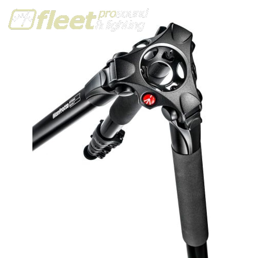 Manfrotto MVT535AQ MPRO Aluminium Single Leg Video Tripod 3 risers