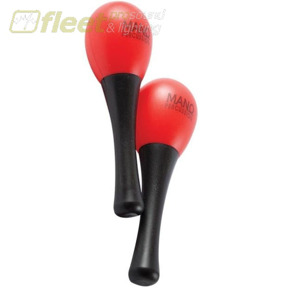 Mano Percussion MP-EGGS-H-RD Egg Maracas - Red (pair) HANDHELD PERCUSSION