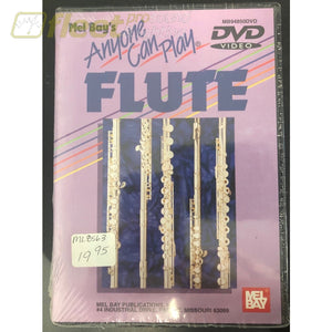 Mel Bay Anyone Can play Flute Instrustional DVD INSTRUCTIONAL DVDS