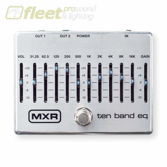 MXR M108S Ten Band Graphic EQ Pedal GUITAR EQUALIZER PEDALS