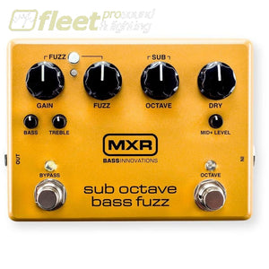Mxr M287 Sub Octave Bass Fuzz Bass Effects Pedal Bass Fx Pedals