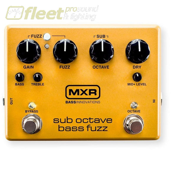 Mxr M287 Sub Octave Bass Fuzz Bass Effects Pedal Bass Fx Pedals