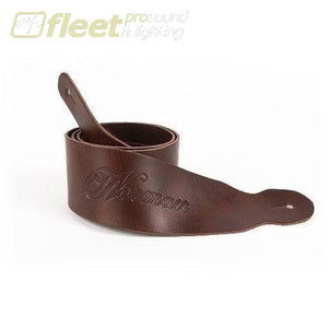 Norman 037230 Standard Leather Strap With Embossed Logo Brown Straps