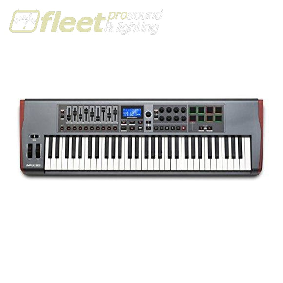 Novation Impluse 61 Precision Keyboard With Instant Mapping Midi Controller Keyboard