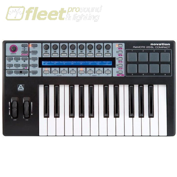 Novation Remote Compact 25SL ***Display Unit Comes with Generic Box Manual and USB Cable MIDI CONTROLLER KEYBOARD