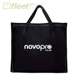 NovoPro PS1XXL Adjustable Podium Stand w/ White & Black Scrims - 7ft - White w/ Carrying Case STANDS & TRUSS SYSTEMS