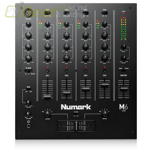 Numark M6 USB BLACK 4-Channel USB DJ Mixer DJ MIXERS
