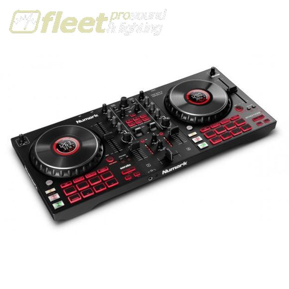Numark Mixtrack Platinum FX 4-Deck Advanced DJ Controller with Jog Wheel Displays and Effects Paddles DJ INTERFACES