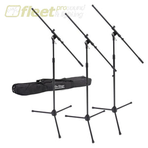 On-Stage Three Euro Boom Mic Stands with Bag Item ID: MSP7703 MIC STANDS