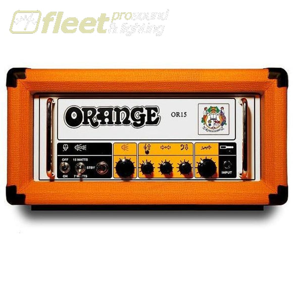 Orange Or15H 15 Watt Guitar Head Guitar Amp Heads