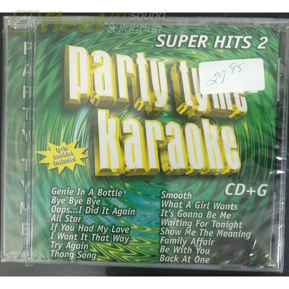 Party Tyme Karaoke SYB-1062 Super Hits 2 KARAOKE DISCS