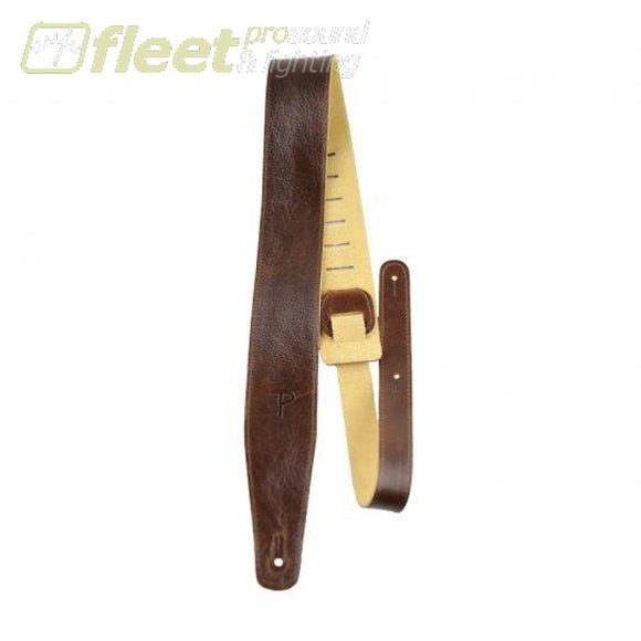Perri’s Leather AFR25-6875 2.5’ Africa Collection Strap - Chocolate STRAPS