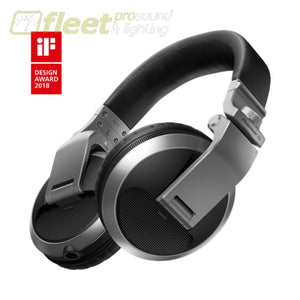 Pioneer Hdj-X5-S Reference Dj Headphones With Detachable Cord - Silver Dj Headphones