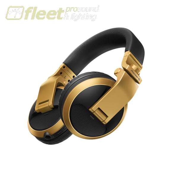 Pioneer HDJ-X5BT-G Bluetooth Version of HDJ-X5 in GOLD DJ HEADPHONES