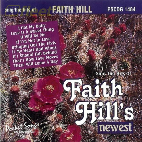 Pocket Songs Pscdg1484 - Faith Hill - Karaoke Cd+G Karaoke Discs