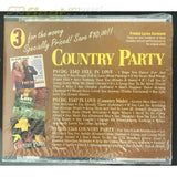 Pocket Songs PSCDG2030 Country Party 3 Pack KARAOKE DISCS