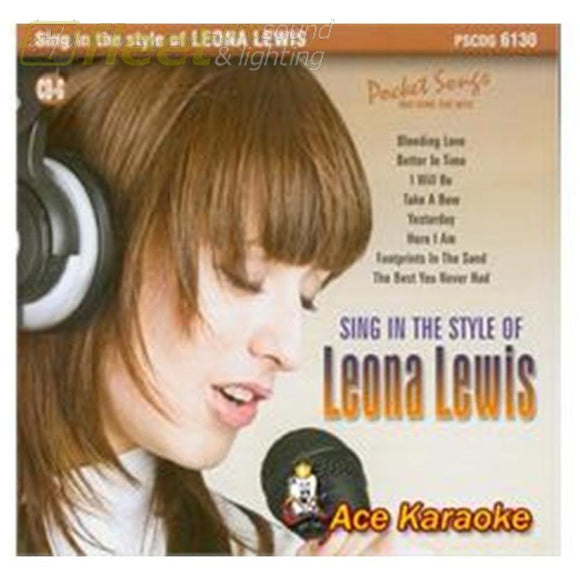 Pocket Songs Pscdg6130 Leona Lewis Karaoke Discs