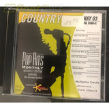 Pop Hits Monthly PHMP0305-C Country May 2003 KARAOKE DISCS