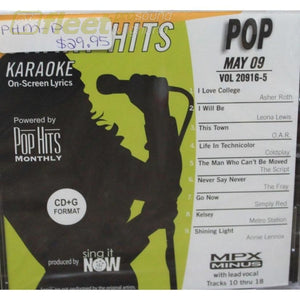 Pop Hits Monthly Pop Phmp0905 Pop May 2009 Karaoke Discs