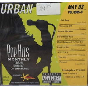 Pop Hits Monthly Urban Phmu0305 Urban May 2003 Karaoke Discs