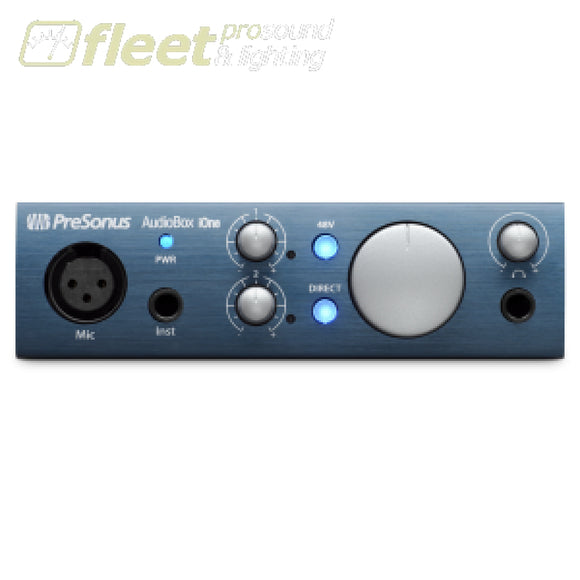 Presonus AudioBox iOne USB/iPad Audio Interface for Guitarists and Songwriters USB AUDIO INTERFACES